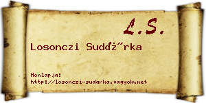 Losonczi Sudárka névjegykártya